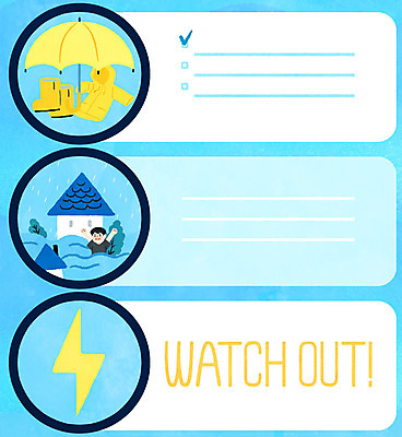 PSD 나무 남자 일러스트 우산 주택 프레임 장화 한명 상반신 성인 여름 비 번개 홍수 우비 장마 프레임일러스트 국내일러스트 자연요소 식물 1 옷 계절 신발 날씨 사람 건물 비_날씨 자연재해 파일형식