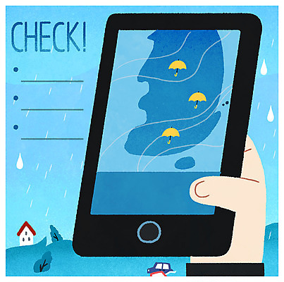 PSD 손 지도 일러스트 우산 주택 프레임 들기 신체부위 여름 스마트폰 비 뉴스 일기예보 홍수 장마 프레임일러스트 국내일러스트 자연요소 계절 모션 날씨 사람 건물 핸드폰 스마트기기 비_날씨 자연재해 파일형식