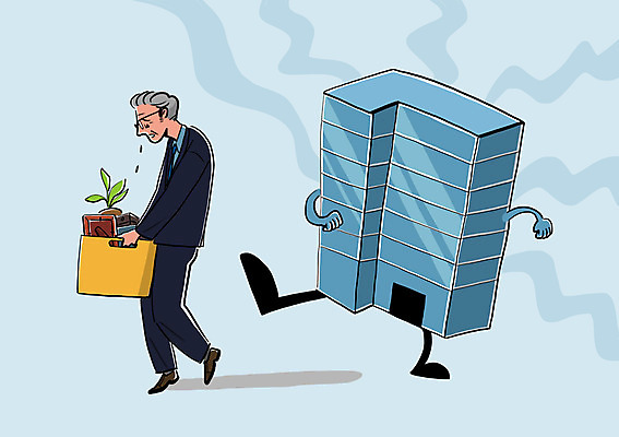 전신 PSD 노년 남자 화분 액자 일러스트 회사 한명 서기 들기 건물 상자 금지 슬픔 은퇴 실업 해고 차별 국내일러스트 1 건축물 감정 비즈니스 모션 사람 성인 파일형식