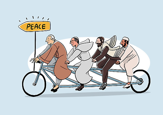 전신 PSD 남자 종교 불교 일러스트 함께함 앉기 여러명 성인 평화 자전거 다양 천주교 금지 표지판 이슬람교 유대교 4인용자전거 국내일러스트 다수 컨셉 모션 알림판 사람 바이크 파일형식