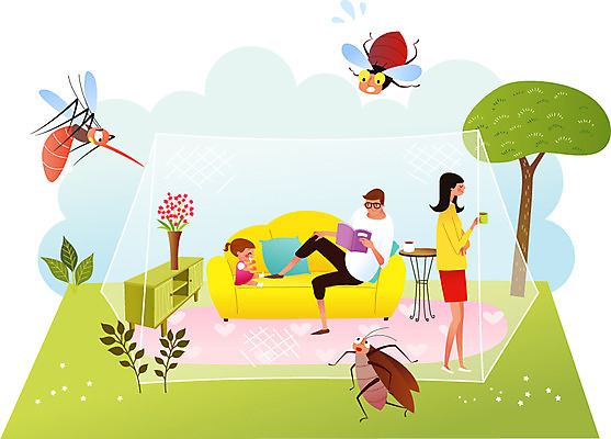 전신 나무 구름 여자 남자 어린이 쿠션 일러스트 가족 탁자 안전 성인 책 컵 세명 여름 소파 독서 수비 해충 공격 위협 파리_프랑스 파리_곤충 바퀴벌레 모기 모기장 국내일러스트 AI파일 자연요소 식물 식기 계절 가구 곤충 의자 관계 모션 사람 프랑스 벌레 파일형식 벡터