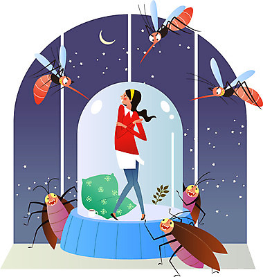 전신 여자 별 쿠션 일러스트 창문 나뭇잎 한명 서기 성인 여름 해충 벌레 초승달 공격 무서움 위협 구속 유리관 바퀴벌레 모기 국내일러스트 AI파일 자연요소 1 계절 감정 곤충 컨셉 잎 모션 실험기구 사람 달 파일형식 벡터