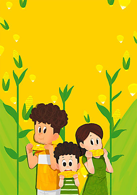 PSD 여자 남자 아들 어린이 일러스트 가족 엄마 여름음식 옥수수 웃음 상반신 성인 세명 여름 여름휴가 바캉스 아빠 먹기 제철음식 국내일러스트 계절 음식 관계 모션 휴가 곡류 표정 사람 제철 파일형식 여름_계절