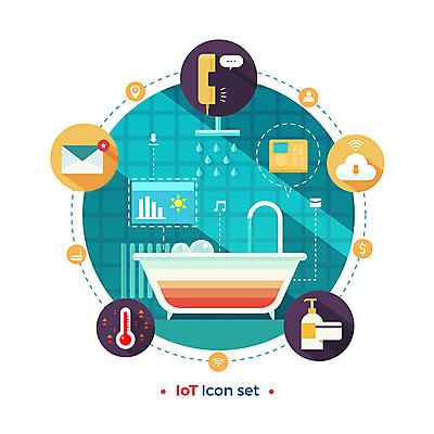 일러스트 그래프 욕조 사람없음 세트 목욕 플랫 화장실 통화 온도 샴푸 문자메시지 사물인터넷 4차산업 국내일러스트 AI파일 산업 모션 정보기술 위생용품 청결 메시지 파일형식 벡터