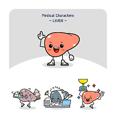 캐릭터 일러스트 의학 건강 피곤 사람없음 건강관리 고통 업무 장기 질병 트로피 음주 오징어 간 간경화 의학캐릭터 일러캐릭터 AI파일 감정 컨셉 신체 연체동물 관리 수중동물 작업 장기_의학 상_우승 파일형식 벡터