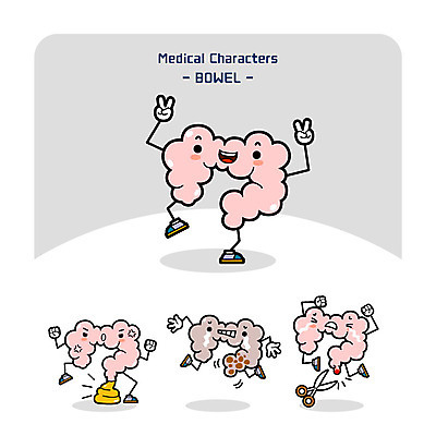 캐릭터 일러스트 의학 가위 사람없음 건강관리 창자 수술 장기 질병 변 변비 치질 의학캐릭터 일러캐릭터 AI파일 신체 문구용품 건강 관리 치료 소화기관 파일형식 벡터
