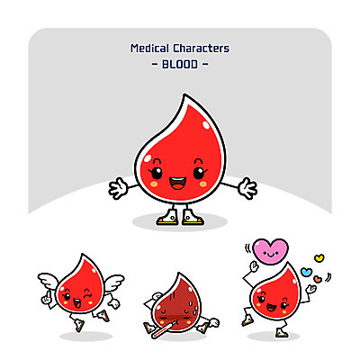 캐릭터 날개 일러스트 사람없음 고통 환자 하트 혈액 온도계 체온계 헌혈 고열 의학캐릭터 일러캐릭터 AI파일 모양 감정 캠페인 의학 봉사 온도 파일형식 벡터