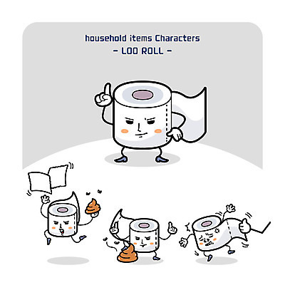 캐릭터 손 생활용품 일러스트 사람없음 화장지 파리_프랑스 파리_곤충 변 두루마리화장지 사물캐릭터 일러캐릭터 AI파일 곤충 신체부위 프랑스 오브젝트 파일형식 벡터