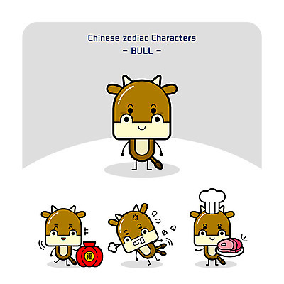 동물 캐릭터 동물캐릭터 일러스트 복주머니 요리 사람없음 소고기 십이지신 소 황소 십이지신캐릭터 파리_프랑스 파리_곤충 소캐릭터 일러캐릭터 AI파일 곤충 포유류 전통소품 육류 프랑스 파일형식 벡터