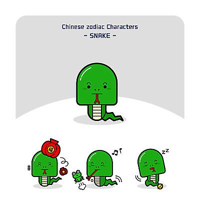 동물 캐릭터 동물캐릭터 일러스트 복주머니 개구리 사람없음 방울 십이지신 뱀 십이지신캐릭터 뱀캐릭터 일러캐릭터 AI파일 파충류 전통소품 양서류 장식 파일형식 벡터