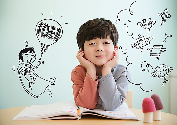 전신 편집이미지 남자 지구 어린이 학교 상상 아이디어 웃음 앉기 상반신 성인 두명 앞모습 아웃포커스 연필 지구본 턱괴기 한국인 교과서 슈퍼맨 자석 이미지편집 AI파일 교육 뷰포인트 컨셉 모션 학용품 교재 촬영기법 표정 사람 동양인 필기구 영웅 파일형식 벡터