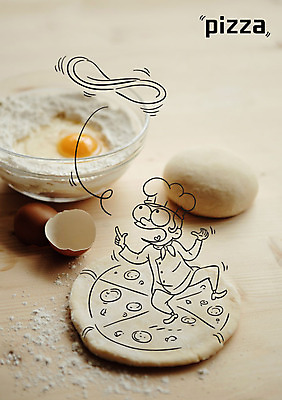 전신 편집이미지 남자 피자 서기 성인 계란 요리사 계란껍데기 밀가루 밀가루반죽 이미지편집 AI파일 직업 모션 패스트푸드 서양음식 사람 알 가루 반죽 파일형식 벡터