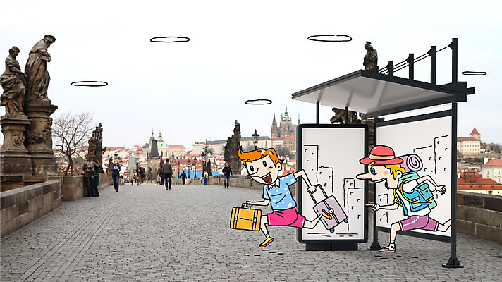 주간 전신 편집이미지 여자 남자 여행 거리 서기 여러명 성인 건물 관광지 동상 여행객 여행가방 버스정류장 이미지편집 AI파일 자연요소 건축물 다수 가방 모션 사람 조형물 역 기념물 파일형식 벡터