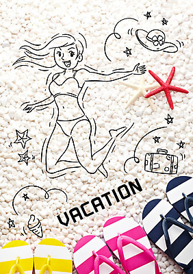 전신 편집이미지 모자 여자 별 신발 가방 아이스크림 불가사리 슬리퍼 바캉스용품 한명 서기 성인 여름 여름휴가 바캉스 줄무늬 조약돌 던지기 샌들 쪼리 이미지편집 AI파일 자연요소 1 잡화 계절 무늬 모션 휴가 디저트 극피동물 사람 돌_바위 오브젝트 파일형식 벡터 여름_계절