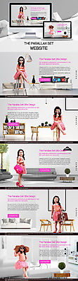 PSD 템플릿 여자 어린이 웹템플릿 사이트템플릿 여러명 뷰티 홈페이지 모니터 홈페이지시안 한국인 흉내 소녀만 시차스크롤 반응형 패럴렉스 이미지템플릿 다수 모션 사람 동양인 컴퓨터 여자만 어린이만 파일형식