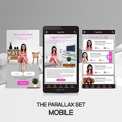 PSD 템플릿 여자 어린이 웹템플릿 모바일 여러명 스마트폰 뷰티 한국인 흉내 모바일템플릿 모바일웹 소녀만 패럴렉스 이미지템플릿 다수 모션 사람 동양인 핸드폰 스마트기기 여자만 어린이만 파일형식