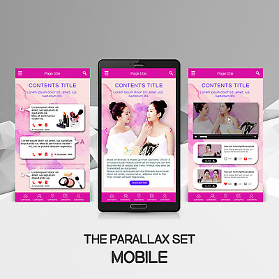 PSD 템플릿 여자 분홍색 웹템플릿 모바일 여러명 20대 성인 친구 스마트폰 화장 뷰티 우정 한국인 모바일템플릿 모바일웹 성인여자만 패럴렉스 이미지템플릿 컬러 다수 관계 사람 동양인 청년 핸드폰 스마트기기 여자만 성인만 파일형식