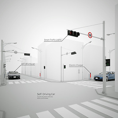 주간 PSD 편집 편집이미지 도로 가로등 자동차 사람없음 3D 운전 도시 횡단보도 신호등 스마트 디지털합성 합성 위치 공유 무인 센서 전기자동차 자율주행 편집3D 자연요소 공공시설 길 육상교통 컨셉 교통시설 모션 보행로 파일형식 4차산업
