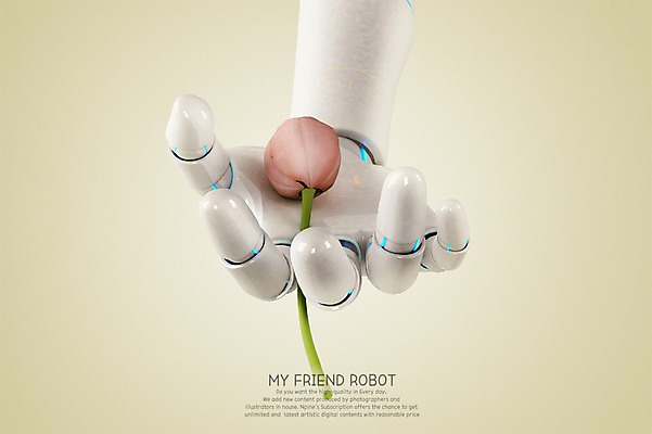 PSD 편집 편집이미지 손 꽃 정보기술 들기 사람없음 3D 기계 튤립 로봇 디지털합성 합성 로봇팔 휴머노이드 4차산업 AI_인공지능 편집3D 식물 산업 모션 기술 신체부위 파일형식