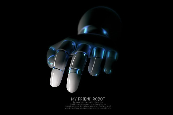 PSD 편집 편집이미지 손 손가락 정보기술 사람없음 3D 기계 로봇 디지털합성 합성 클릭 로봇팔 휴머노이드 4차산업 AI_인공지능 편집3D 산업 기술 신체부위 파일형식