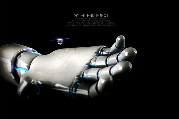 PSD 편집 편집이미지 손 정보기술 사람없음 물 3D 기계 물방울 로봇 디지털합성 합성 로봇팔 휴머노이드 4차산업 AI_인공지능 편집3D 자연요소 산업 기술 신체부위 파일형식