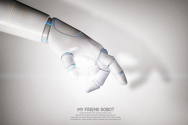 PSD 편집 편집이미지 손 정보기술 그림자 사람없음 3D 기계 로봇 디지털합성 합성 로봇팔 휴머노이드 4차산업 AI_인공지능 편집3D 산업 기술 신체부위 파일형식