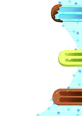 PSD 일러스트 아이스크림 디저트 프레임 사람없음 녹차 막대아이스크림 소다 초코맛 프레임일러스트 국내일러스트 음식 차_음료 초콜릿 맛 파일형식