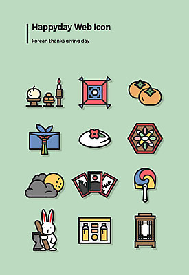 아이콘 한국전통 방석 감 선물 사람없음 세트 추석 보름달 토끼 등 부채 제사 송편 웹아이콘 선물세트 추석선물 화투 2D아이콘 AI파일 전통 명절 과일 포유류 떡 한국 신체부위 반려동물 달 게임 전통의례 파일형식 벡터 명절선물