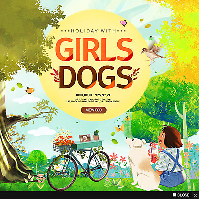 PSD 나무 템플릿 여자 꽃 어린이 웹템플릿 나비 두마리 조류 팝업 이벤트팝업 웹팝업 한명 앉기 이벤트 초원 상반신 반려동물 자전거 강아지 반려 이미지템플릿 식물 동물 1 곤충 2 모션 사람 바이크 개 파일형식