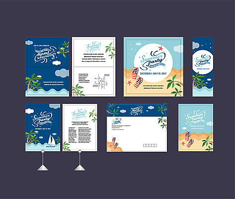 템플릿 배너템플릿 이벤트 해변 사람없음 여름 여름휴가 바캉스 세트 야자수 현수막 쪼리 전단 엽서 초대장 약도 소봉투 행사세트 행사템플릿 AI파일 나무 배너 계절 바다 지도 휴가 편지봉투 카드_감사 샌들 편지 홍보물 파일형식 벡터 여름_계절