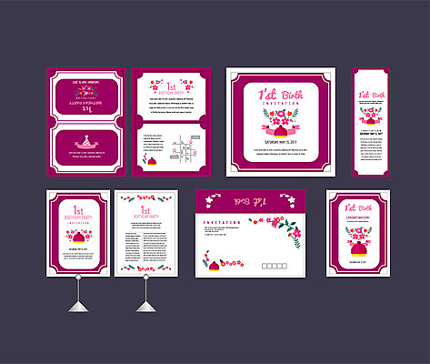 템플릿 배너템플릿 꽃 이벤트 사람없음 세트 현수막 생일 전단 엽서 초대장 축하카드 약도 생일카드 돌잔치 첫돌 소봉투 행사세트 행사템플릿 AI파일 식물 배너 기념일 지도 편지봉투 카드_감사 돌_생일 편지 홍보물 파일형식 벡터