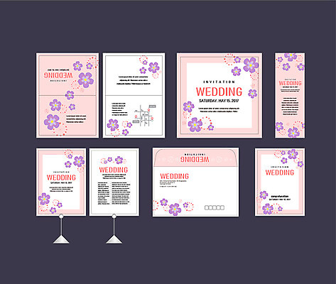 템플릿 배너템플릿 꽃 결혼 꽃무늬 이벤트 사람없음 세트 현수막 전단 청첩장 엽서 초대장 약도 소봉투 행사세트 행사템플릿 AI파일 식물 배너 지도 무늬 편지봉투 카드_감사 편지 홍보물 파일형식 벡터