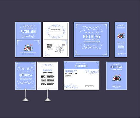 템플릿 배너템플릿 이벤트 사람없음 세트 케이크 고깔모자 현수막 생일 전단 엽서 초대장 약도 생일카드 당초문 소봉투 행사세트 행사템플릿 AI파일 모자_잡화 문양 배너 기념일 지도 디저트 편지봉투 카드_감사 편지 홍보물 파일형식 벡터