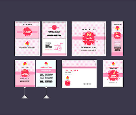 템플릿 배너템플릿 이벤트 사람없음 세트 현수막 생일 전단 엽서 초대장 축하카드 풍선 약도 생일카드 돌잔치 첫돌 소봉투 행사세트 행사템플릿 AI파일 배너 기념일 지도 편지봉투 카드_감사 돌_생일 편지 홍보물 파일형식 벡터