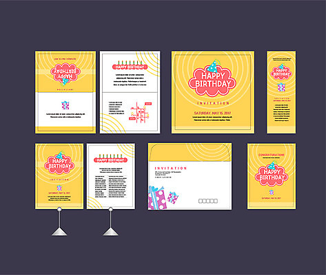 템플릿 배너템플릿 이벤트 사람없음 선물상자 세트 현수막 생일 전단 엽서 초대장 축하카드 약도 생일카드 소봉투 행사세트 행사템플릿 AI파일 배너 기념일 지도 편지봉투 카드_감사 선물 상자 편지 홍보물 파일형식 벡터