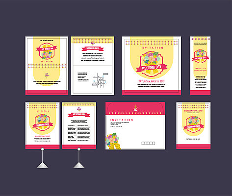 템플릿 배너템플릿 부케 결혼 이벤트 사람없음 세트 현수막 전단 청첩장 엽서 초대장 약도 소봉투 행사세트 행사템플릿 AI파일 배너 꽃다발 지도 편지봉투 카드_감사 편지 홍보물 파일형식 벡터