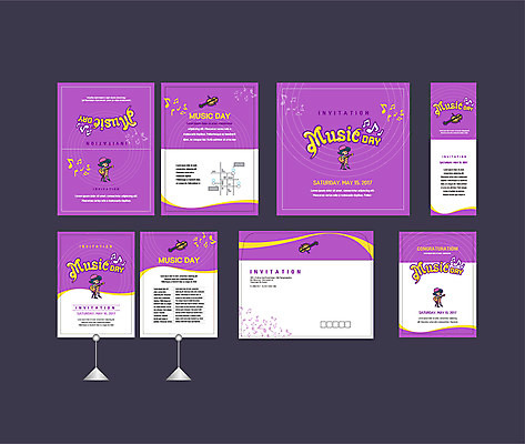 템플릿 배너템플릿 여자 음악 음표 한명 이벤트 세트 축제 현수막 기타 전단 엽서 초대장 약도 소봉투 행사세트 행사템플릿 AI파일 1 기호 배너 지도 현악기 문화예술 편지봉투 카드_감사 사람 편지 홍보물 파일형식 벡터