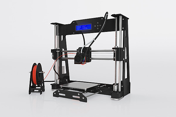 PSD 편집 편집이미지 사람없음 3D 기계 인쇄기 스마트 입체 디지털합성 합성 3D프린터 4차산업 편집3D 산업 컨셉 전자제품 파일형식
