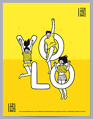 여자 남자 포스터 일러스트 타이포그라피 라이프 세명 노란색 점프 즐거움 욜로라이프 국내일러스트 AI파일 문자 라이프스타일 감정 컬러 모션 사람 생활 파일형식 벡터