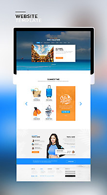 PSD 템플릿 여자 웹템플릿 사이트템플릿 한명 20대 성인 파란색 여름휴가 바캉스 비키니 태블릿 홈페이지 캐리어 홈페이지시안 한국인 오리발 성인여자한명만 이미지템플릿 1 수영복 컬러 휴가 사람 동양인 청년 전자제품 스마트기기 여행가방 여자한명만 성인여자만 파일형식 여름_계절