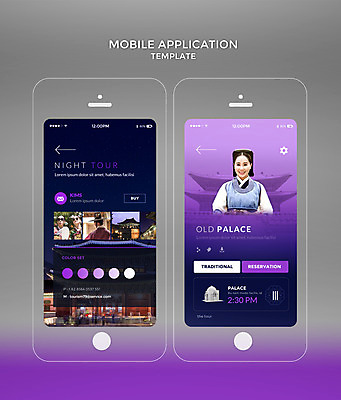 PSD 템플릿 한국전통 여자 남자 웹템플릿 디자인시안 모바일 여러명 20대 성인 30대 스마트폰 홈페이지 한국인 오픈 어플리케이션 야간 한복 경복궁 모바일템플릿 성인만 모바일앱 이미지템플릿 자연요소 전통 다수 한국 사람 동양인 청년 장년 핸드폰 스마트기기 궁전 전통의상 파일형식