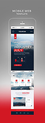 PSD 템플릿 해외 호수 해외여행 여행 웹템플릿 디자인시안 모바일 산 사람없음 빨간색 스마트폰 홈페이지 캐리어 비행 모바일템플릿 모바일웹 이미지템플릿 컬러 핸드폰 스마트기기 여행가방 파일형식