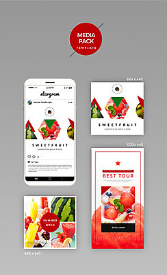 PSD 템플릿 웹템플릿 과일 디자인시안 모바일 수박 사람없음 빨간색 스마트폰 세트 홈페이지 달콤 시원함 소셜네트워크 미디어팩 SNS배너 이미지템플릿 컬러 핸드폰 스마트기기 맛 파일형식