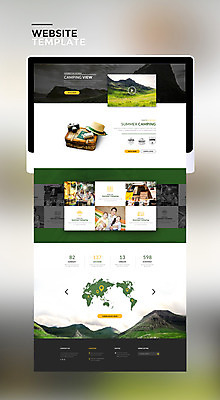 PSD 템플릿 모자 여자 남자 어린이 웹템플릿 가족 사이트템플릿 산 여러명 성인 30대 여름휴가 바캉스 태블릿 홈페이지 여행가방 홈페이지시안 캠핑 이미지템플릿 잡화 다수 가방 관계 레저 휴가 사람 장년 전자제품 스마트기기 파일형식 여름_계절
