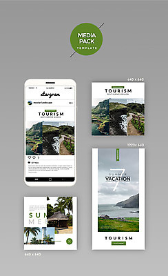 PSD 템플릿 바다 섬 여행 웹템플릿 디자인시안 모바일 해변 사람없음 초록색 여름휴가 바캉스 스마트폰 세트 야자수 홈페이지 소셜네트워크 미디어팩 SNS배너 이미지템플릿 나무 컬러 휴가 핸드폰 스마트기기 파일형식 여름_계절