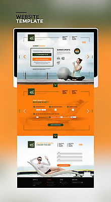 PSD 템플릿 여자 웹템플릿 요가 사이트템플릿 리조트 건강 20대 성인 두명 태블릿 홈페이지 주황색 홈페이지시안 한국인 짐볼 성인여자만 이미지템플릿 웰빙 컬러 사람 동양인 청년 전자제품 스마트기기 여자만 성인만 파일형식