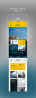 PSD 템플릿 해외여행 여행 웹템플릿 디자인시안 모바일 사람없음 건물 관광지 스마트폰 홈페이지 노란색 모바일템플릿 모바일웹 이미지템플릿 해외 건축물 컬러 핸드폰 스마트기기 파일형식