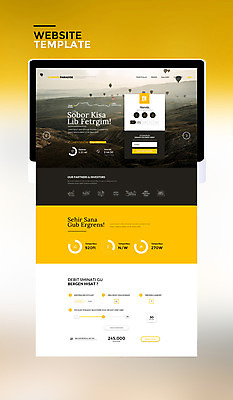 PSD 템플릿 해외풍경 해외여행 웹템플릿 사이트템플릿 사람없음 관광지 태블릿 홈페이지 노란색 홈페이지시안 열기구 이미지템플릿 해외 컬러 여행 항공교통 풍경 전자제품 스마트기기 파일형식