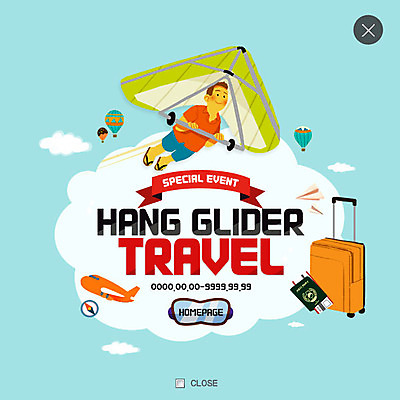 PSD 구름 템플릿 남자 웹템플릿 하늘 비행기 팝업 웹팝업 한명 캐리어 열기구 나침반 항공권 종이비행기 여권 행글라이더 레이어팝업 이미지템플릿 자연요소 1 스포츠 항공교통 대중교통 사람 여행가방 티켓 종이접기 파일형식