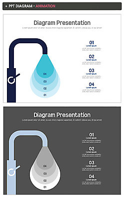 템플릿 비즈니스 그래프 사람없음 물 세트 물방울 소중 PPT 프레젠테이션 문서템플릿 수도꼭지 애니형PPT 이미지템플릿 자연요소 컨셉 파일형식